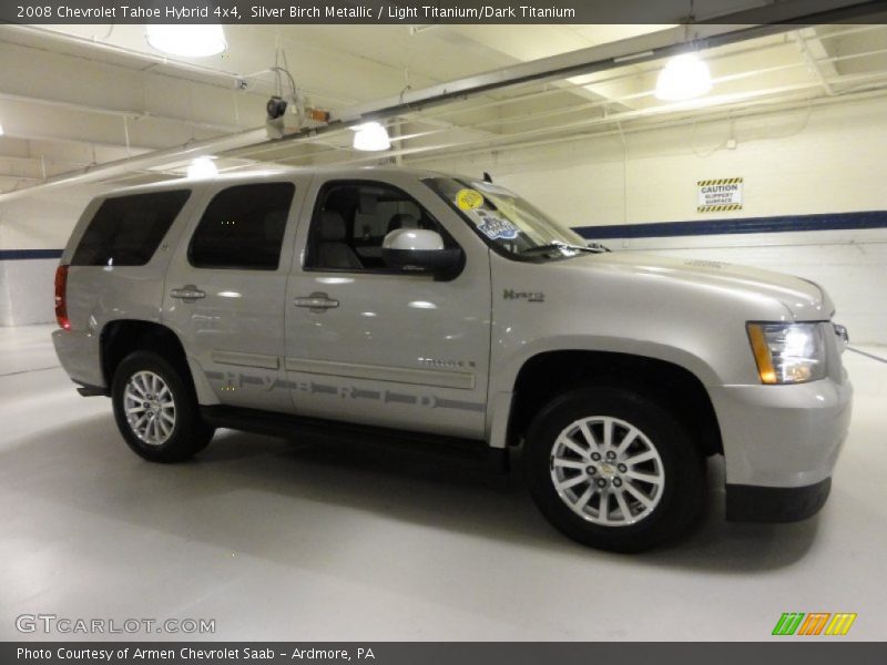 Silver Birch Metallic / Light Titanium/Dark Titanium 2008 Chevrolet Tahoe Hybrid 4x4