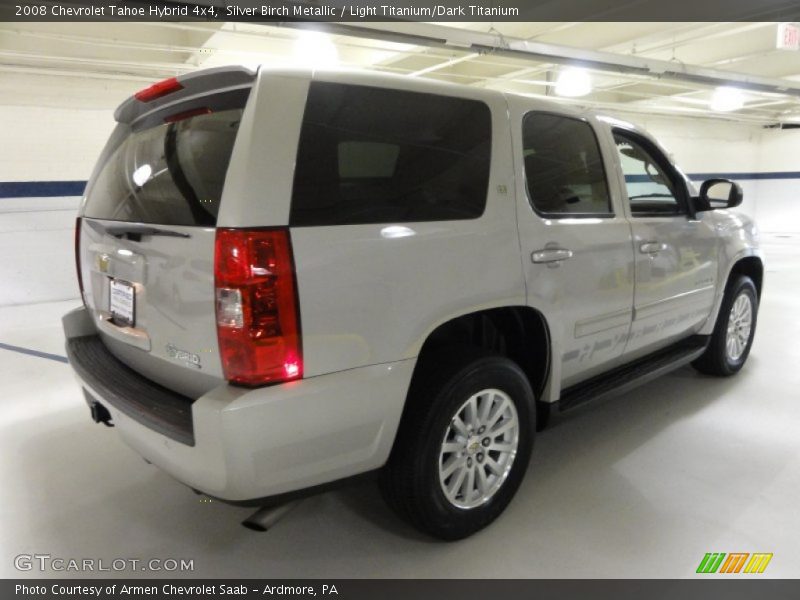 Silver Birch Metallic / Light Titanium/Dark Titanium 2008 Chevrolet Tahoe Hybrid 4x4
