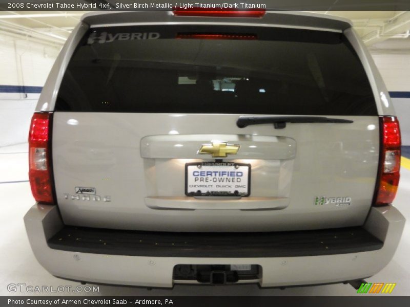 Silver Birch Metallic / Light Titanium/Dark Titanium 2008 Chevrolet Tahoe Hybrid 4x4