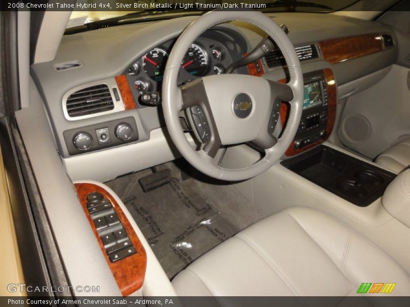 Silver Birch Metallic / Light Titanium/Dark Titanium 2008 Chevrolet Tahoe Hybrid 4x4