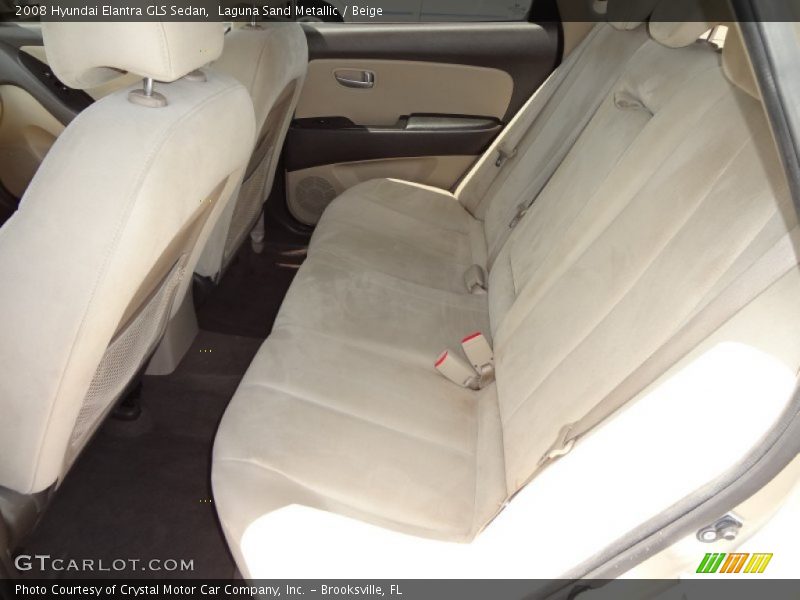 Laguna Sand Metallic / Beige 2008 Hyundai Elantra GLS Sedan