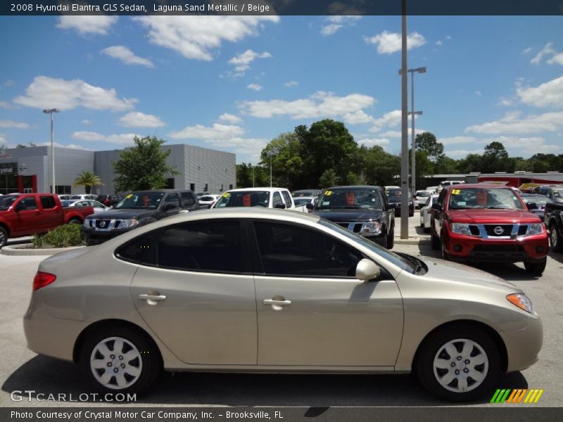 Laguna Sand Metallic / Beige 2008 Hyundai Elantra GLS Sedan