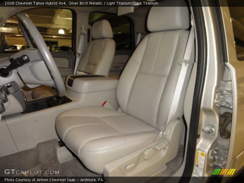 Silver Birch Metallic / Light Titanium/Dark Titanium 2008 Chevrolet Tahoe Hybrid 4x4