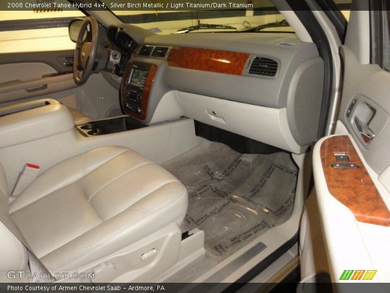 Silver Birch Metallic / Light Titanium/Dark Titanium 2008 Chevrolet Tahoe Hybrid 4x4