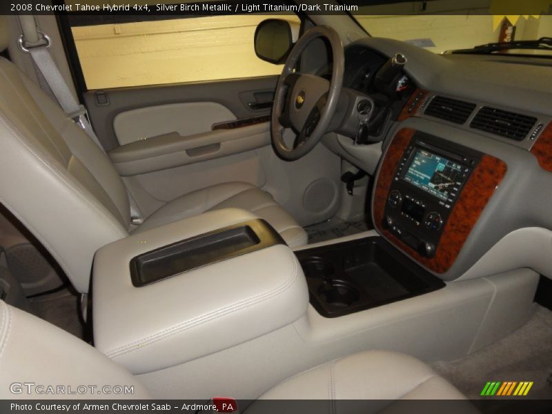 Silver Birch Metallic / Light Titanium/Dark Titanium 2008 Chevrolet Tahoe Hybrid 4x4