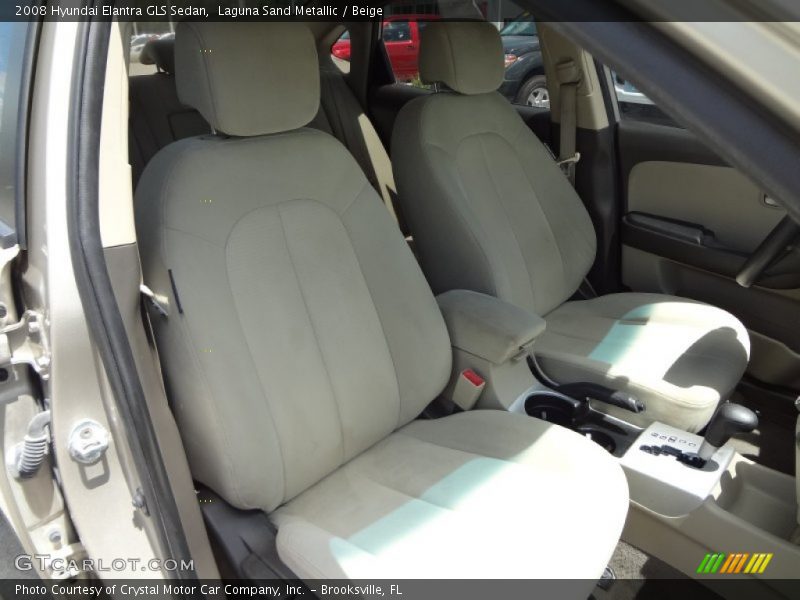 Laguna Sand Metallic / Beige 2008 Hyundai Elantra GLS Sedan