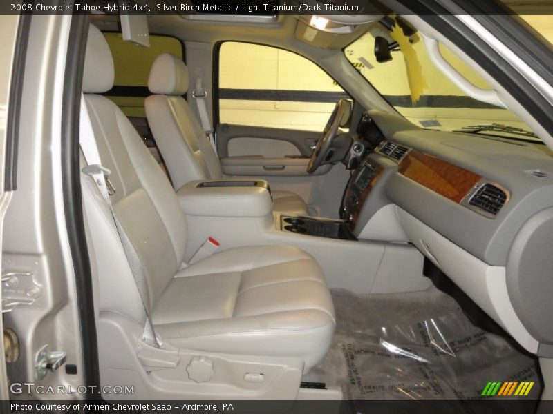 Silver Birch Metallic / Light Titanium/Dark Titanium 2008 Chevrolet Tahoe Hybrid 4x4