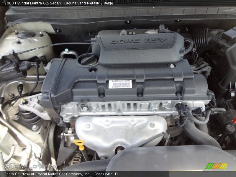 Laguna Sand Metallic / Beige 2008 Hyundai Elantra GLS Sedan