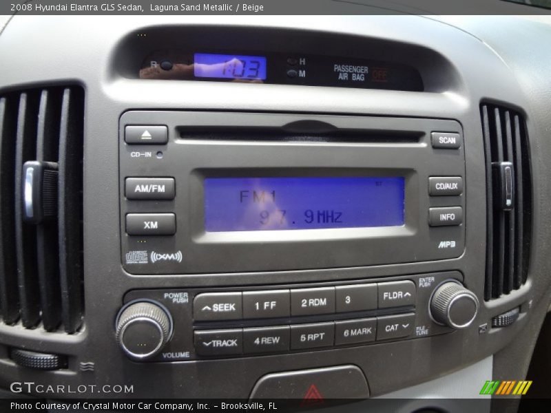 Laguna Sand Metallic / Beige 2008 Hyundai Elantra GLS Sedan