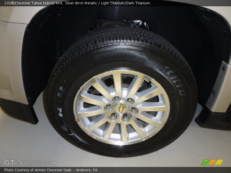 Silver Birch Metallic / Light Titanium/Dark Titanium 2008 Chevrolet Tahoe Hybrid 4x4