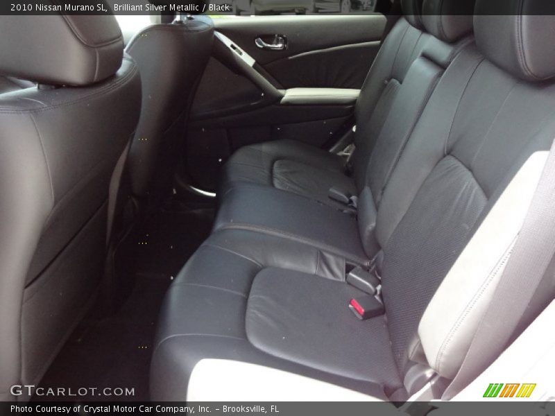 Brilliant Silver Metallic / Black 2010 Nissan Murano SL