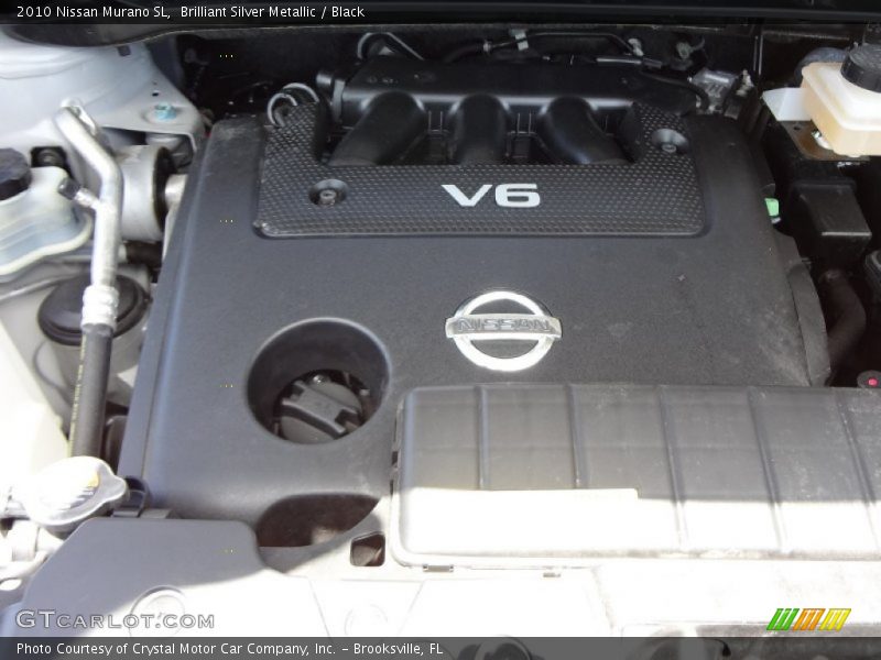 Brilliant Silver Metallic / Black 2010 Nissan Murano SL