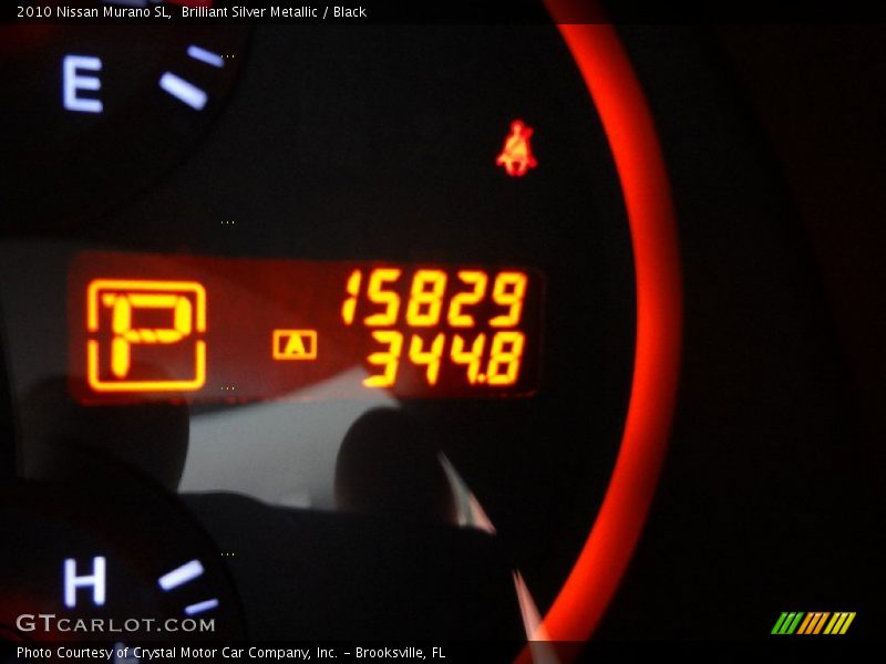 Brilliant Silver Metallic / Black 2010 Nissan Murano SL
