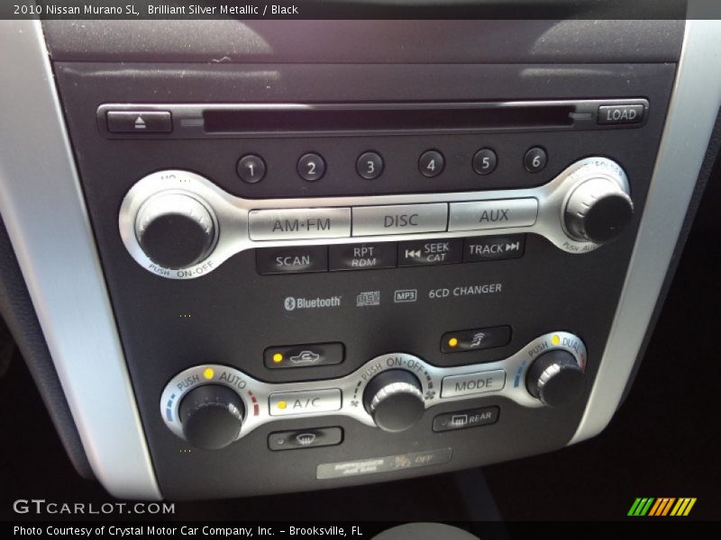 Brilliant Silver Metallic / Black 2010 Nissan Murano SL