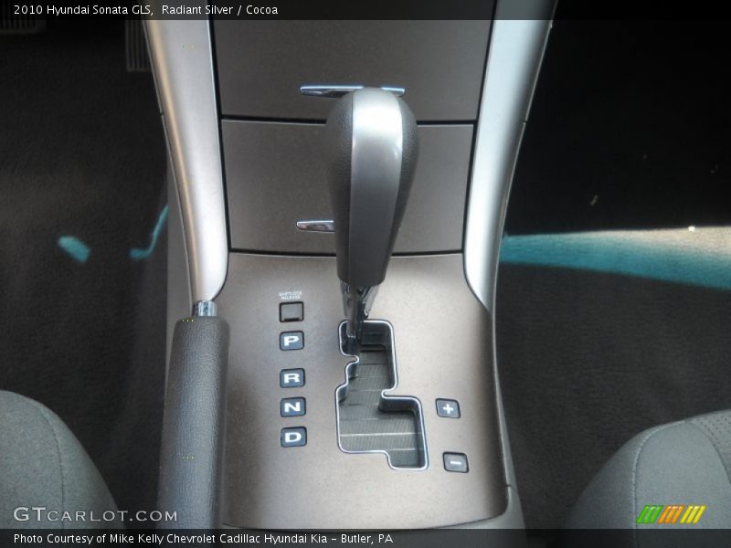 Radiant Silver / Cocoa 2010 Hyundai Sonata GLS