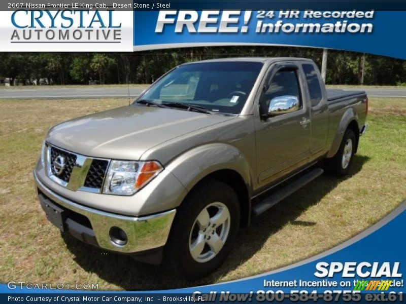 Desert Stone / Steel 2007 Nissan Frontier LE King Cab