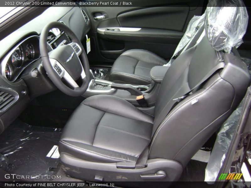  2012 200 Limited Convertible Black Interior