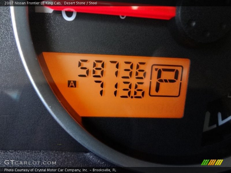 Desert Stone / Steel 2007 Nissan Frontier LE King Cab