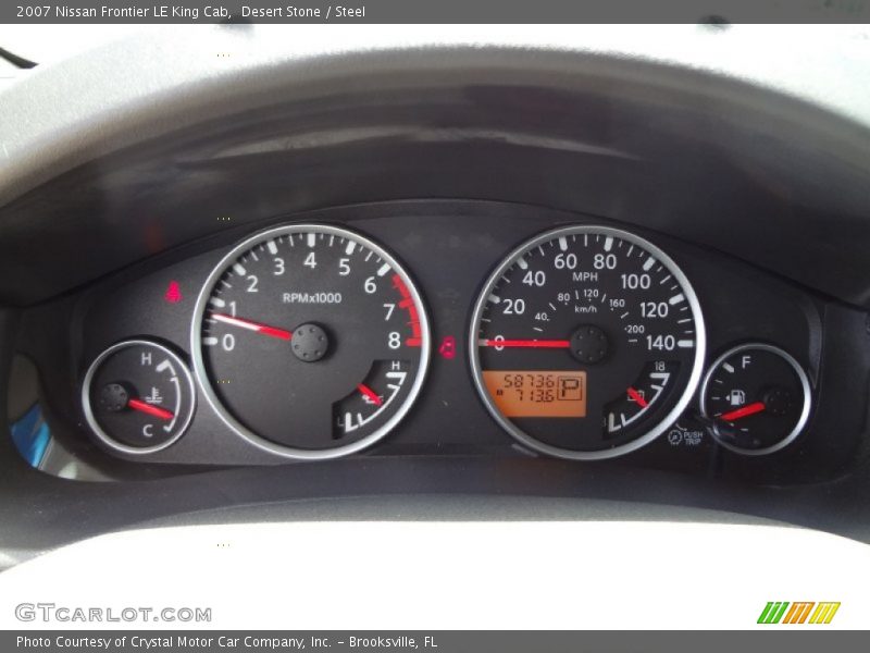 Desert Stone / Steel 2007 Nissan Frontier LE King Cab