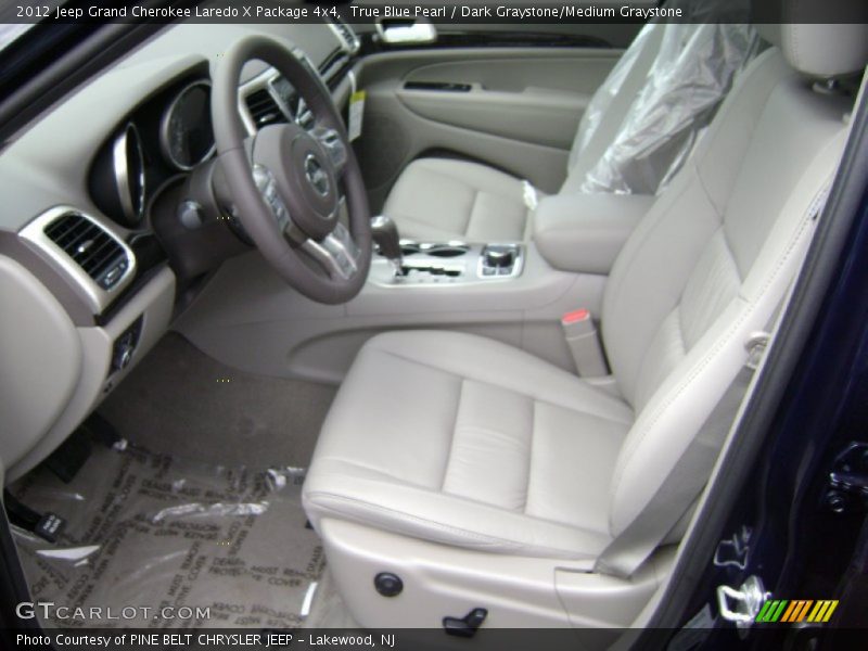 True Blue Pearl / Dark Graystone/Medium Graystone 2012 Jeep Grand Cherokee Laredo X Package 4x4