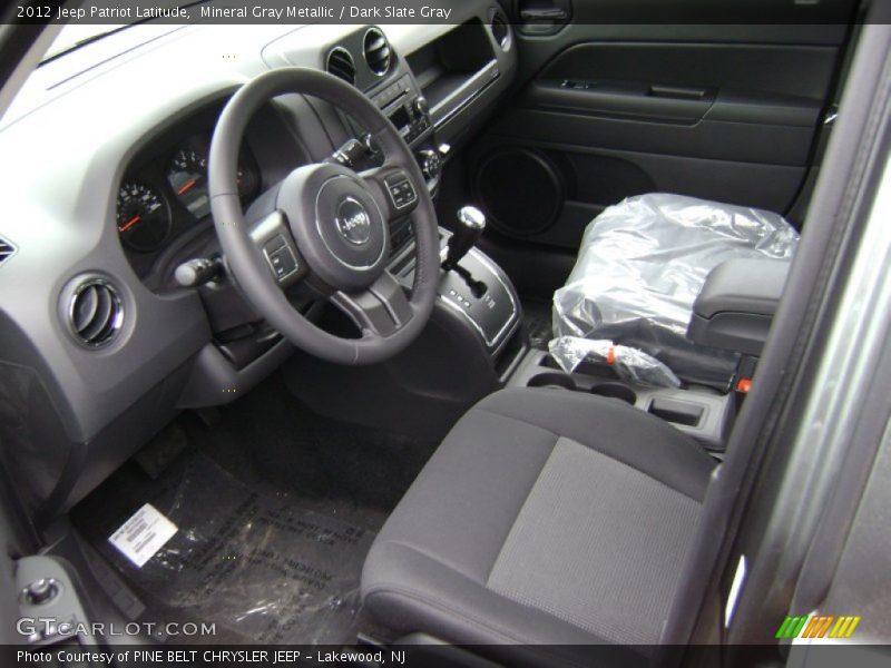 Mineral Gray Metallic / Dark Slate Gray 2012 Jeep Patriot Latitude