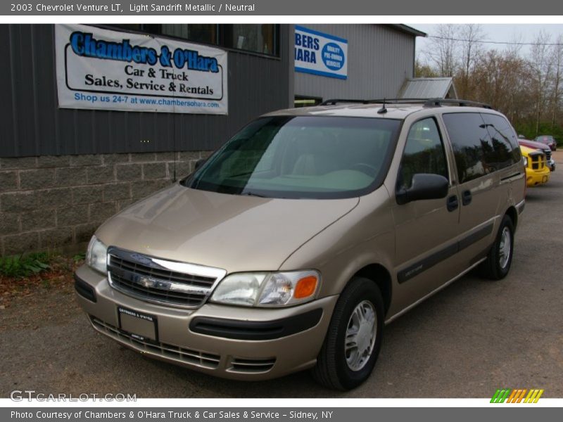 Light Sandrift Metallic / Neutral 2003 Chevrolet Venture LT