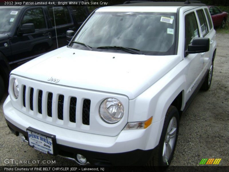 Bright White / Dark Slate Gray 2012 Jeep Patriot Limited 4x4