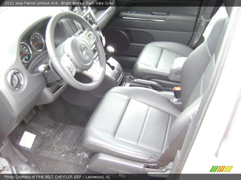 Bright White / Dark Slate Gray 2012 Jeep Patriot Limited 4x4