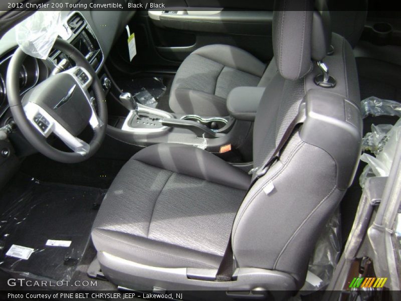 Black / Black 2012 Chrysler 200 Touring Convertible