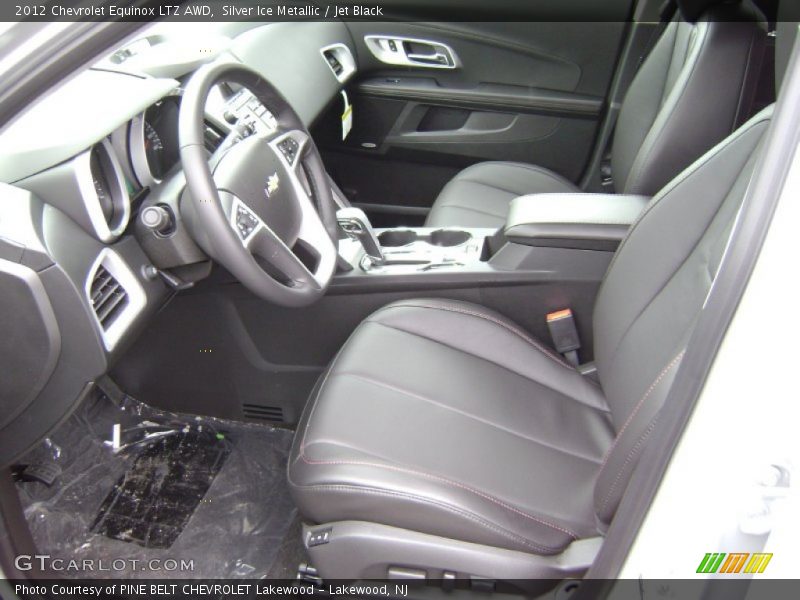 Silver Ice Metallic / Jet Black 2012 Chevrolet Equinox LTZ AWD