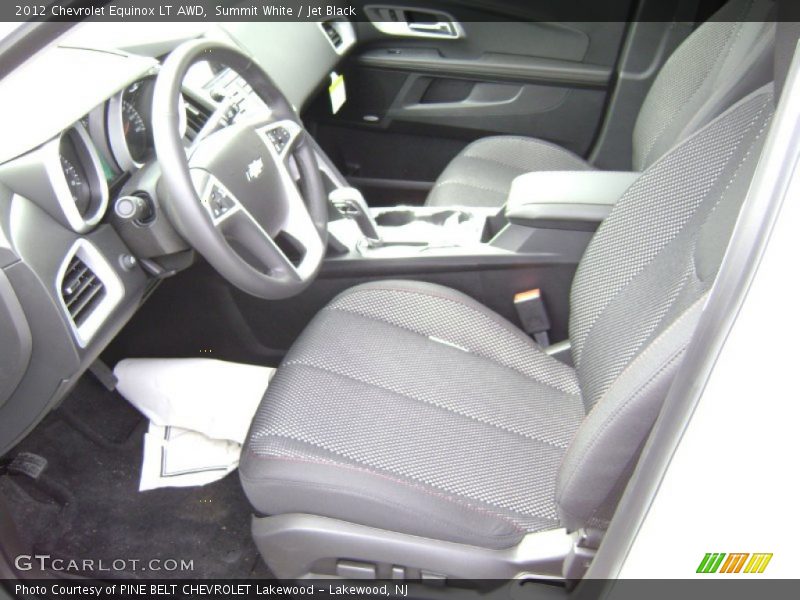 Summit White / Jet Black 2012 Chevrolet Equinox LT AWD