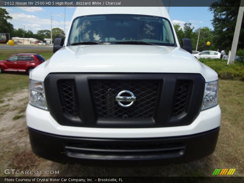 Blizzard White / Charcoal 2012 Nissan NV 2500 HD S High Roof