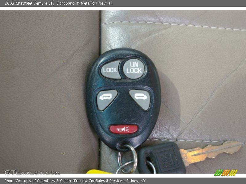 Light Sandrift Metallic / Neutral 2003 Chevrolet Venture LT
