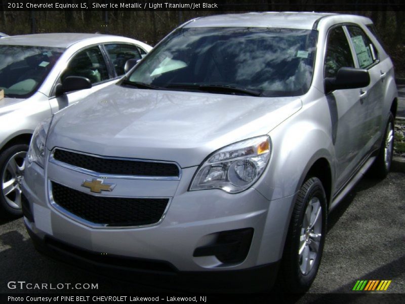 Silver Ice Metallic / Light Titanium/Jet Black 2012 Chevrolet Equinox LS