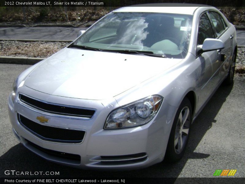 Silver Ice Metallic / Titanium 2012 Chevrolet Malibu LT