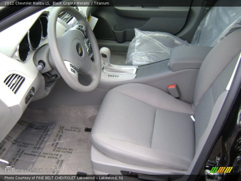 Black Granite Metallic / Titanium 2012 Chevrolet Malibu LS