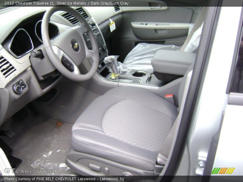 Silver Ice Metallic / Dark Gray/Light Gray 2012 Chevrolet Traverse LS