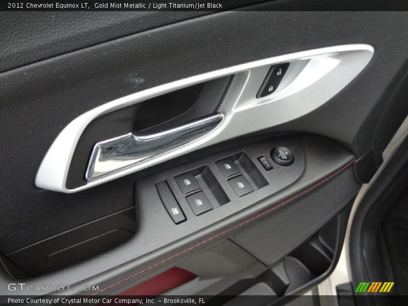 Gold Mist Metallic / Light Titanium/Jet Black 2012 Chevrolet Equinox LT