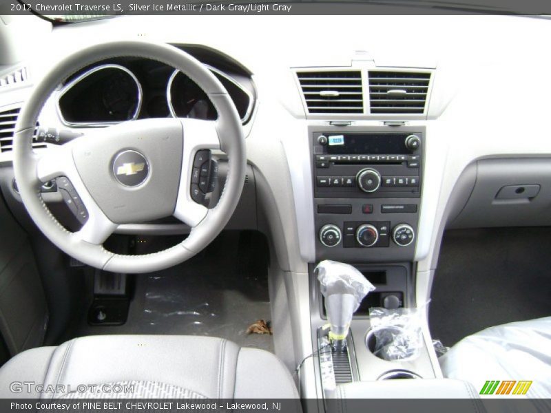 Silver Ice Metallic / Dark Gray/Light Gray 2012 Chevrolet Traverse LS