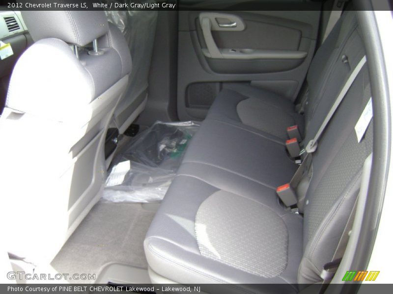 White / Dark Gray/Light Gray 2012 Chevrolet Traverse LS