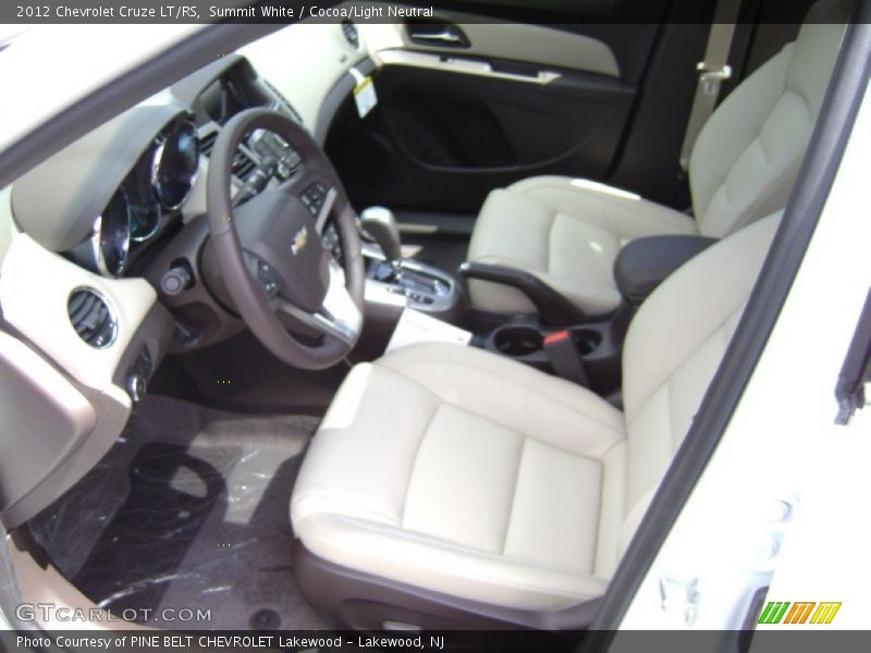 Summit White / Cocoa/Light Neutral 2012 Chevrolet Cruze LT/RS