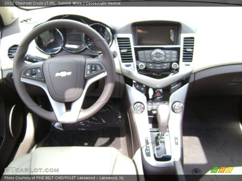 Summit White / Cocoa/Light Neutral 2012 Chevrolet Cruze LT/RS