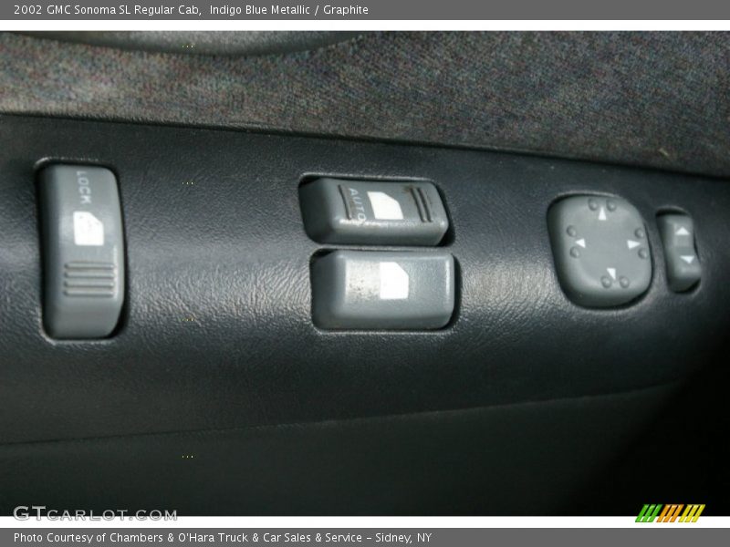 Indigo Blue Metallic / Graphite 2002 GMC Sonoma SL Regular Cab