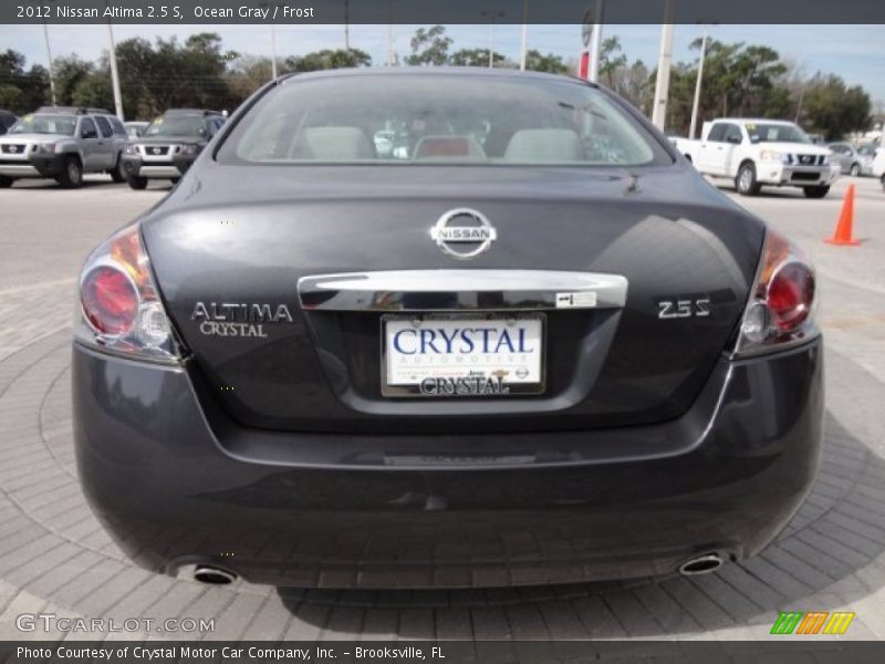 Ocean Gray / Frost 2012 Nissan Altima 2.5 S