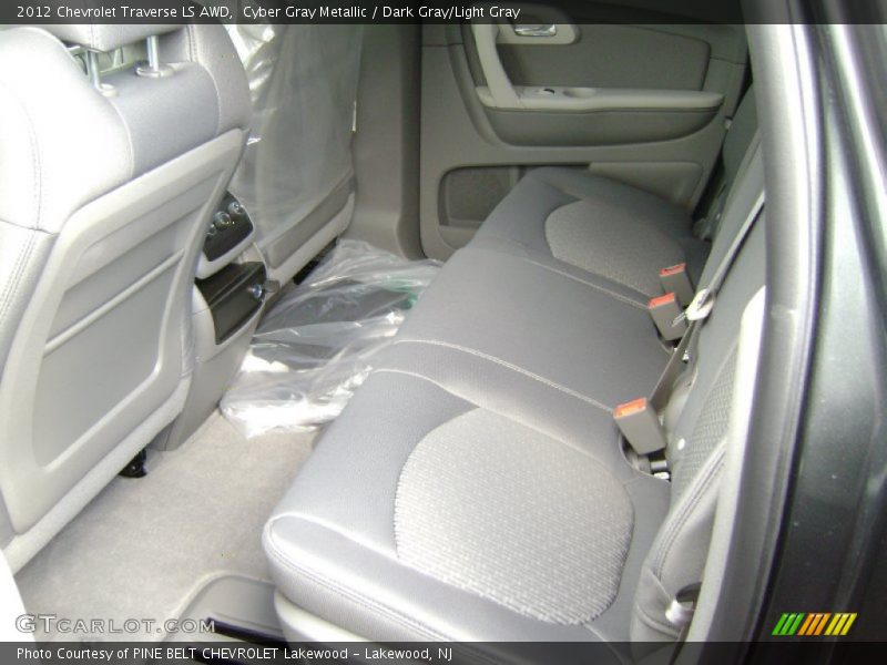 Cyber Gray Metallic / Dark Gray/Light Gray 2012 Chevrolet Traverse LS AWD