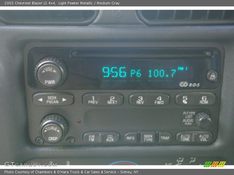 Light Pewter Metallic / Medium Gray 2003 Chevrolet Blazer LS 4x4