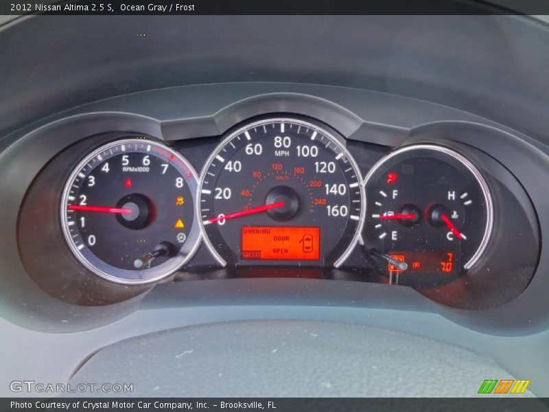 Ocean Gray / Frost 2012 Nissan Altima 2.5 S