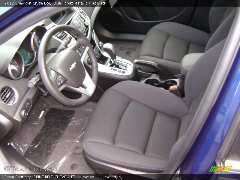 Blue Topaz Metallic / Jet Black 2012 Chevrolet Cruze Eco