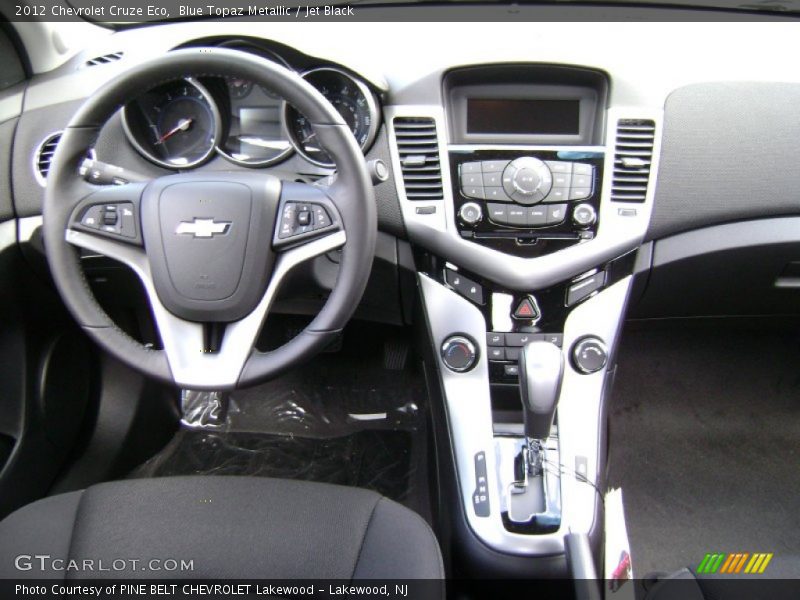 Blue Topaz Metallic / Jet Black 2012 Chevrolet Cruze Eco