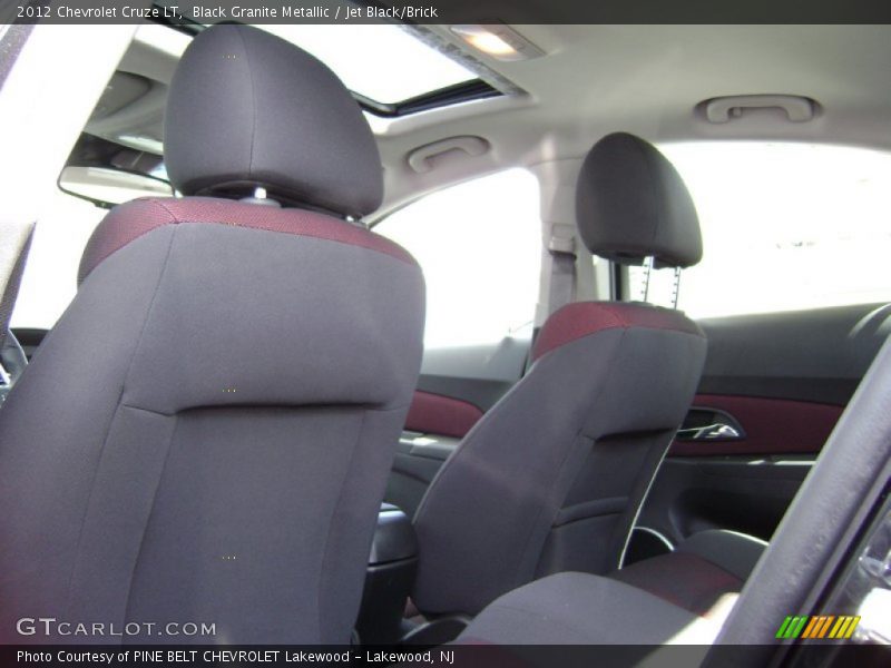 Black Granite Metallic / Jet Black/Brick 2012 Chevrolet Cruze LT